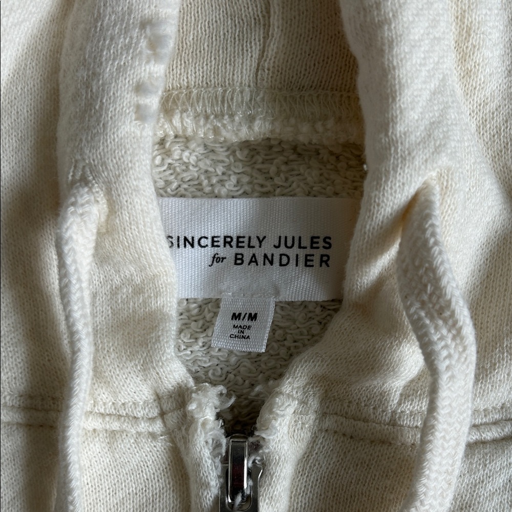 Sincerely Jules Cream Zip-Up Hoodie - Picture 2 of 4